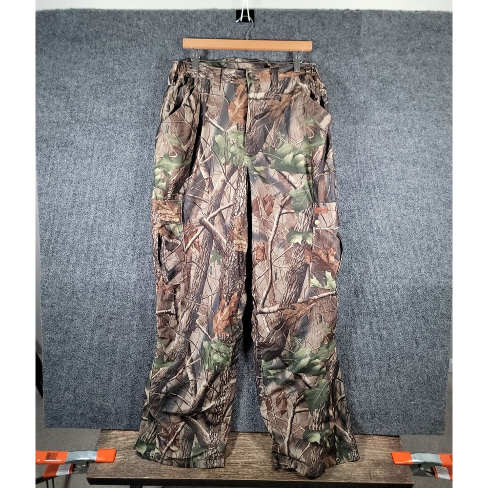 Woolrich Camo Hunting Pants Mens Medium Outdoor Hunt Deer Trail Cargo Pocket
